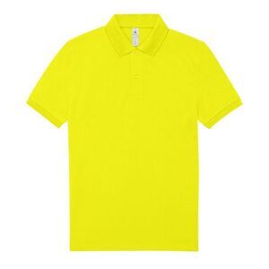 B&C Mens Polo Shirt / Pixel Lime